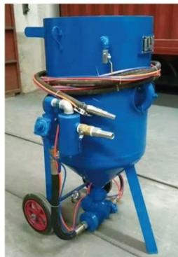 移動開放式噴砂罐