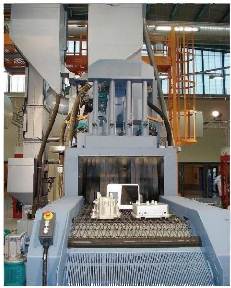 網(wǎng)帶通過式拋丸機